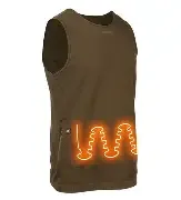 Muddy Nucleus Heated Vest Brown
