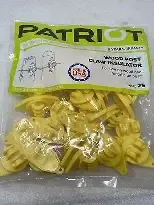 Wood Post Claw Insulator Patriot 25 Pack