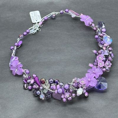 Halsband med Swarovskipärlor