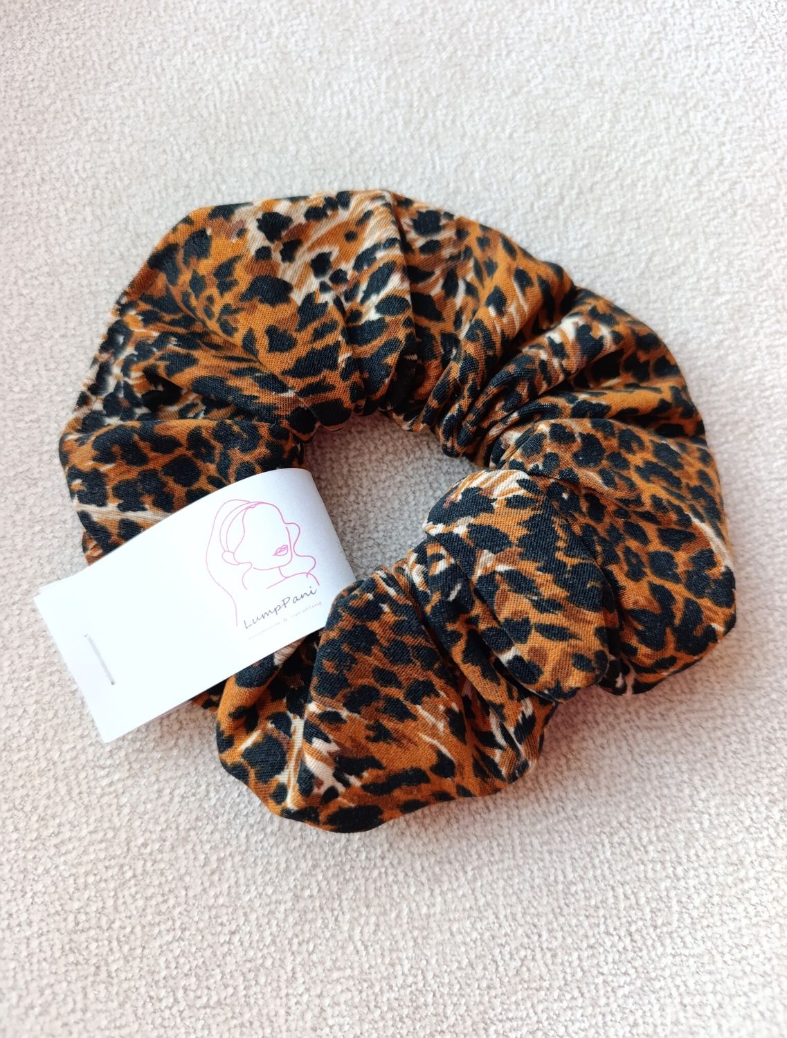 Gumka do włosów  duża tygrys