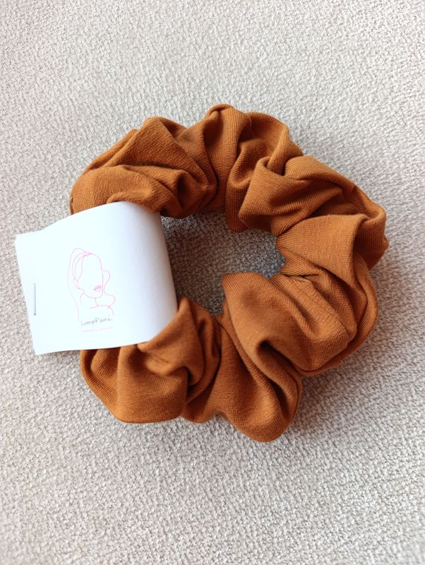 Gumka do włosów  średnia dres carmel