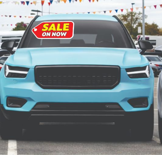 Red Tag Windshield Stickers ( Auto Dealers )