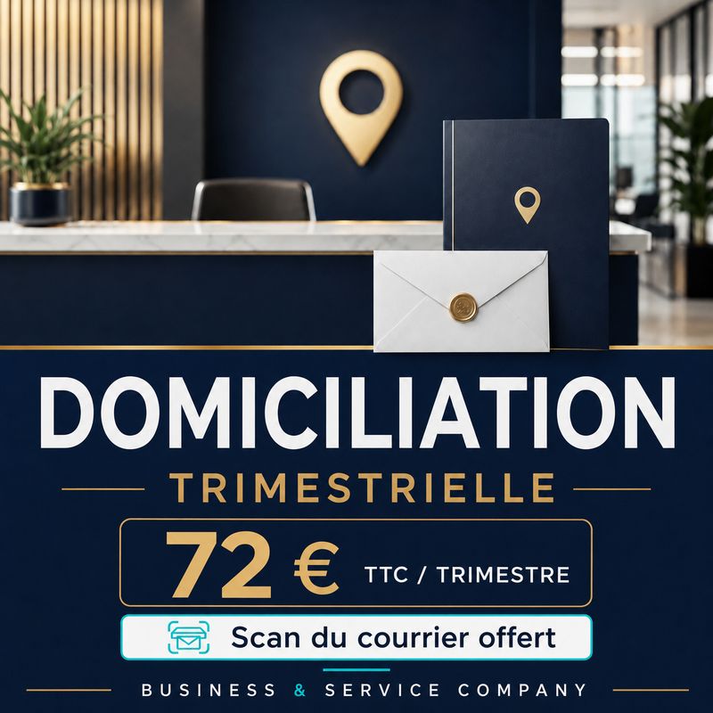 Domiciliation trimestrielle