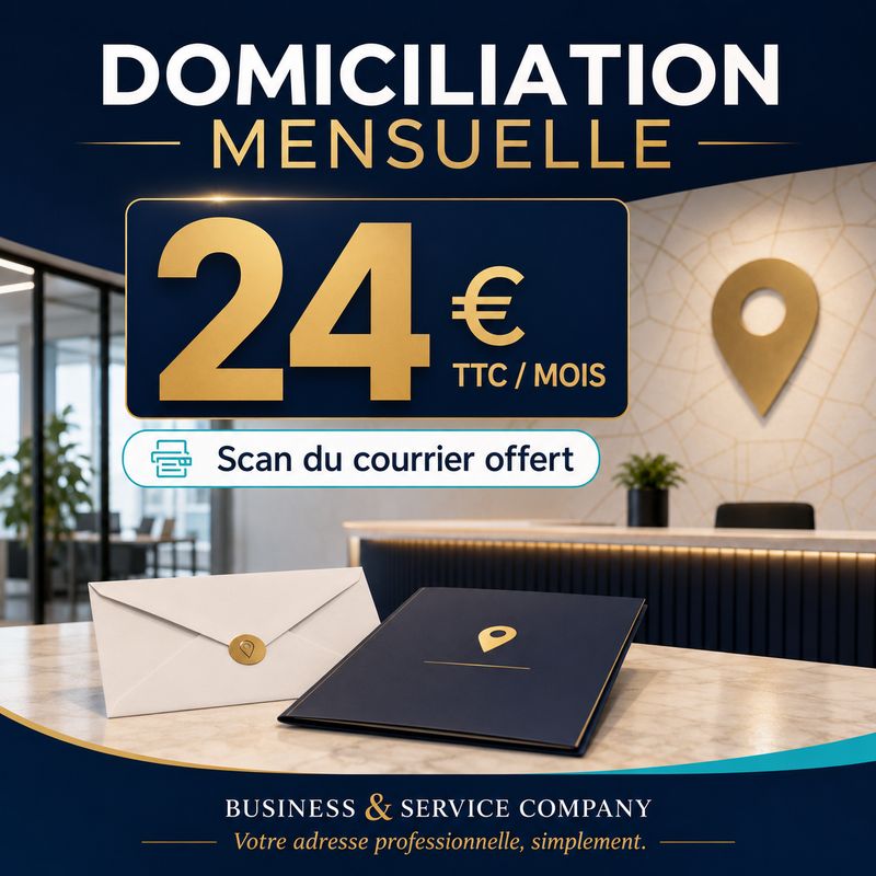Domiciliation mensuelle