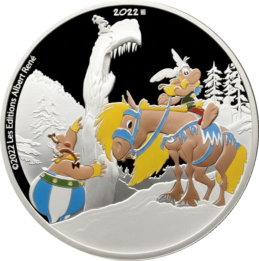 Proof 10 euro Francia 2022 - Asterix y el Griffon