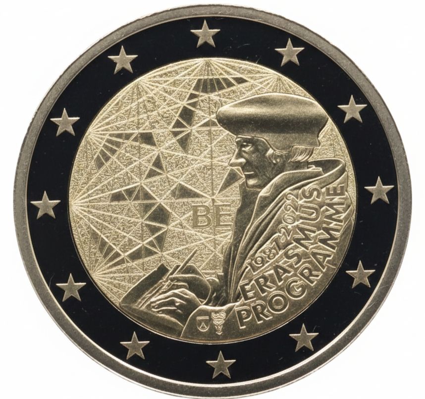 Proof 2 euro Belgica 2022 - Programa Erasmus