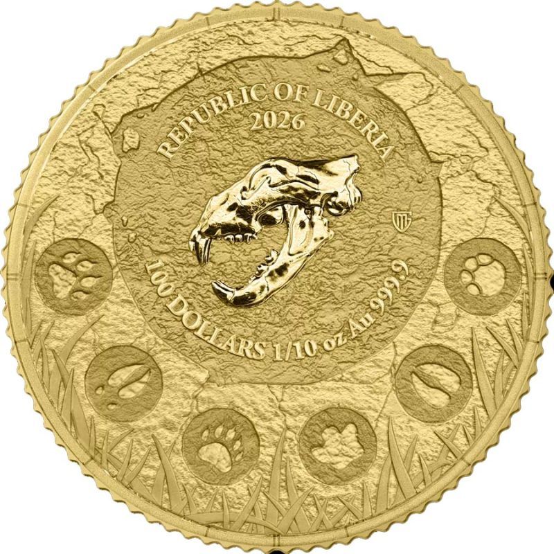 1/10 Onza de oro Germania Mint 2026 - Leon de las Cavernas