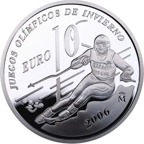 Proof 10 euro España 2005 - Juegos Olímpicos de Invierno