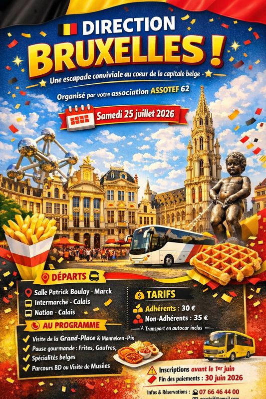 ticket sortie Bruxelles