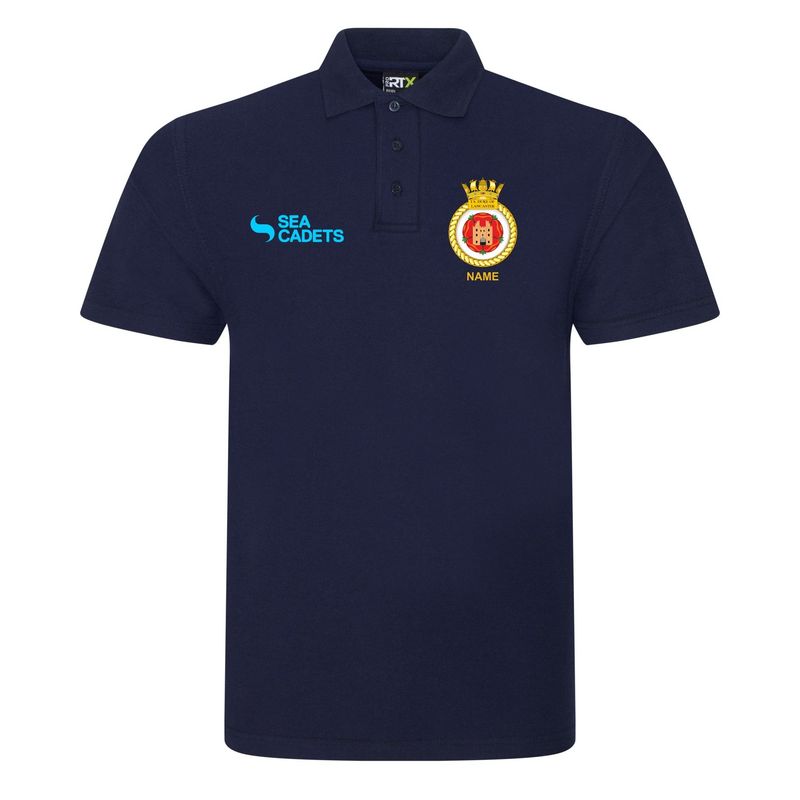 Morecambe  Sea Cadets - Navy Adult Cotton Polo RX101
