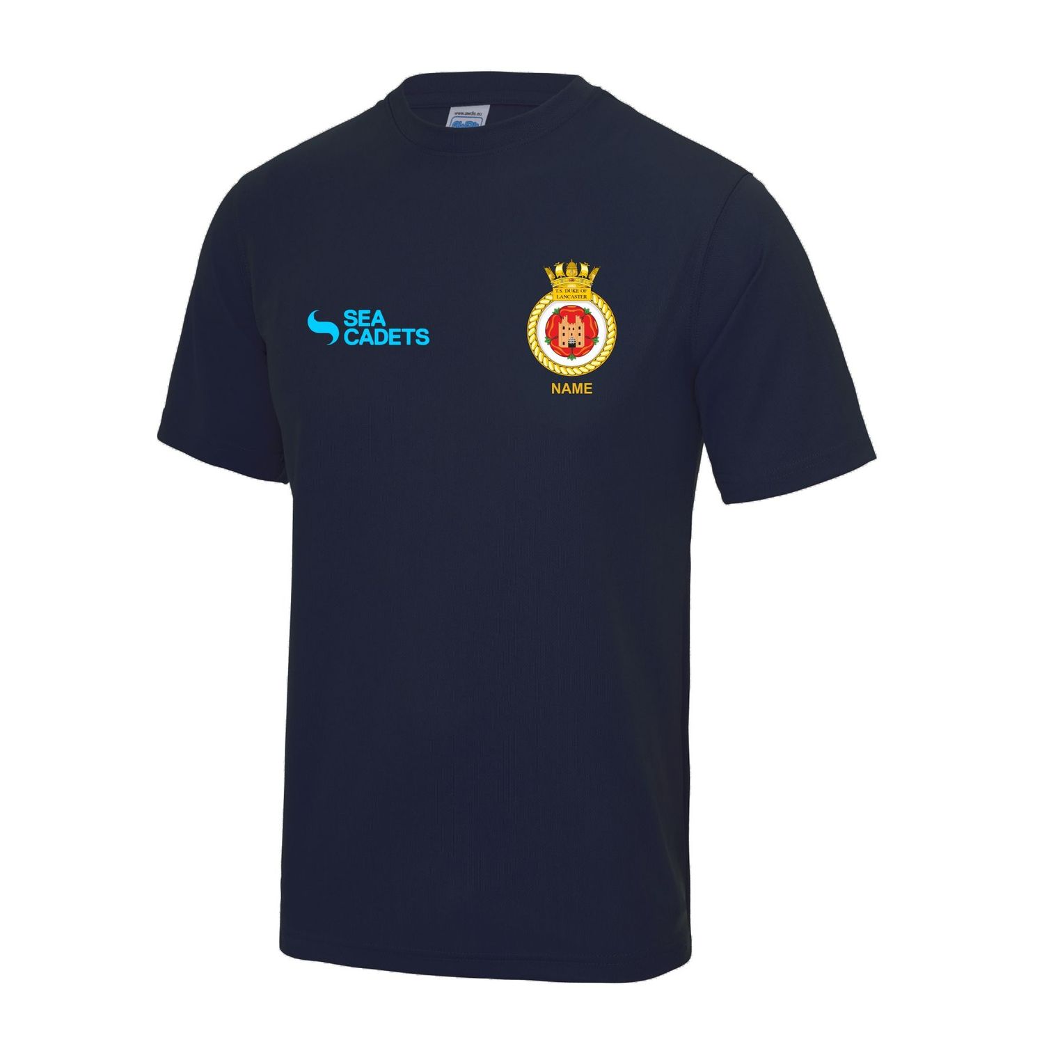 Morecambe Sea Cadets - Navy Adult Cool Tec T-Shirt JC001 Morecambe Sea Cadets - Navy Adult Cool Tec T-Shirt JC001