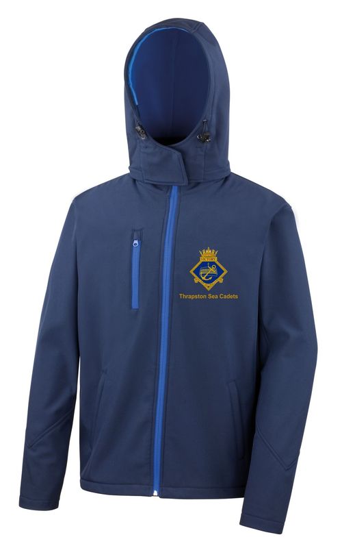 Thrapston Sea Cadets - Adults Navy/Royal Softshell Jacket R230M