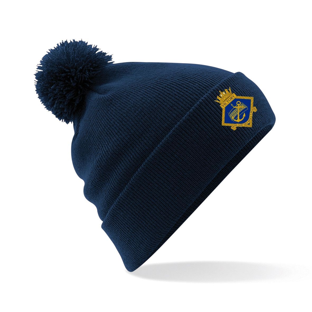 Thrapston Sea Cadets - Adults Navy Bobble Hat BC426 Thrapston Sea Cadets - Adults Navy Bobble Hat BC426