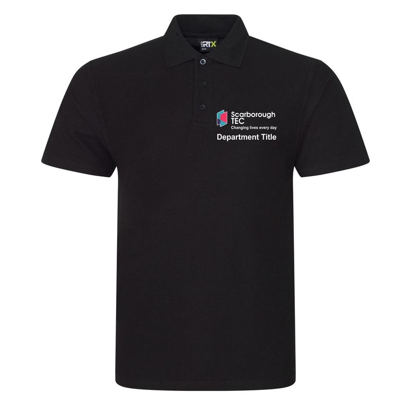 Scarborough TEC -  Black Polo Shirt RX101 (Early Years)