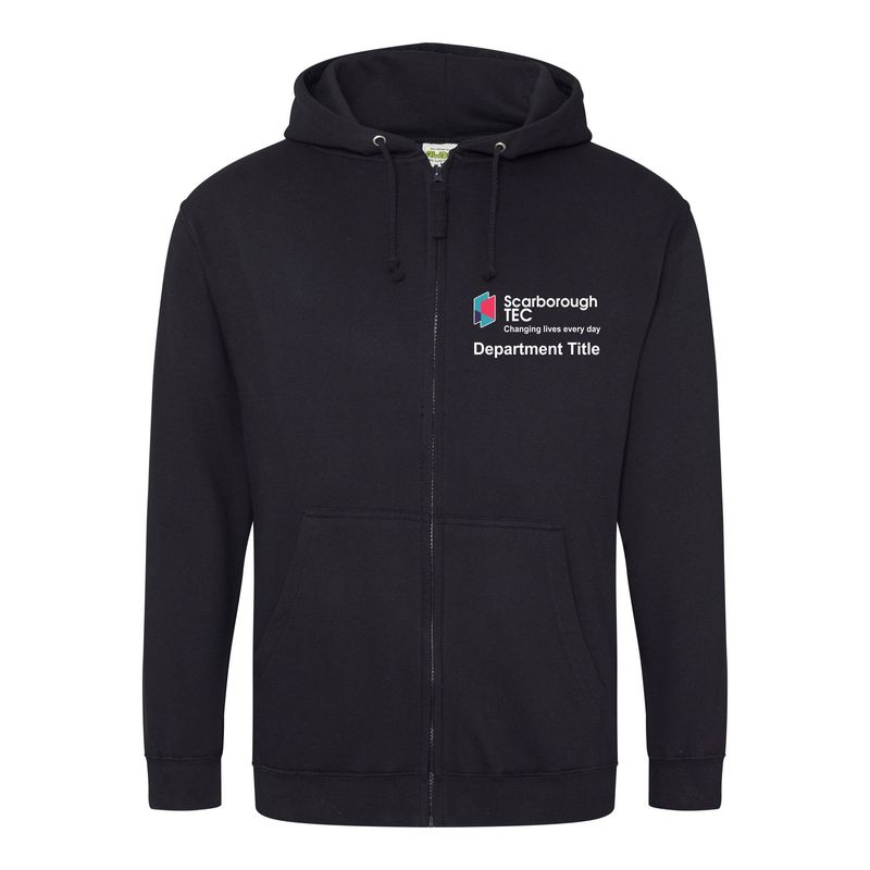 Scarborough TEC - Black Zipped Hoodie JH050 (Early Years)