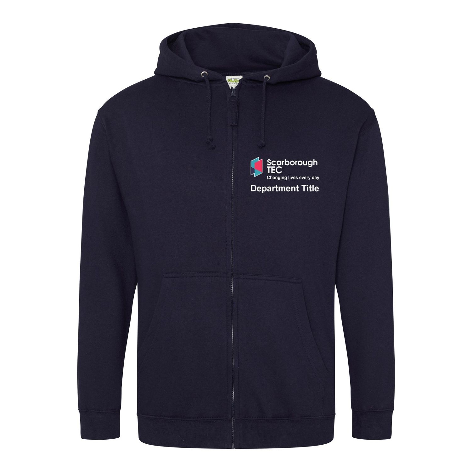 Scarborough TEC -  Navy Zipped Hoodie JH050 (Health Student)