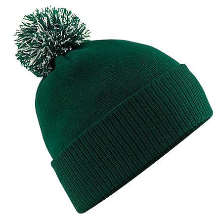 Derwent Valley Scarborough - Bottle Green Bobble Hat BC450