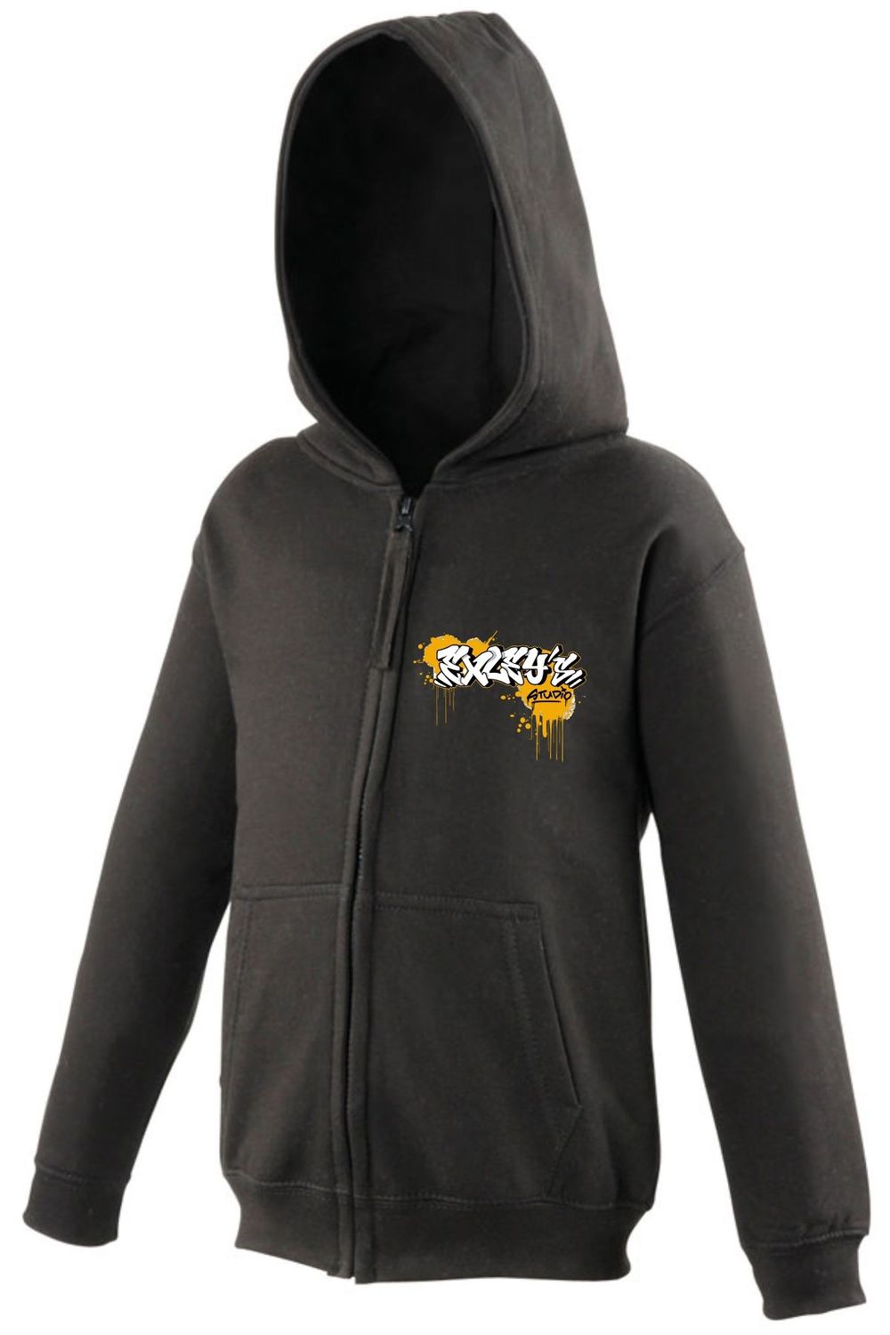 Exley's Studio - Kids Black Zip Hoodie JH50J