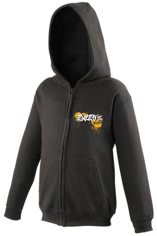Exley's Studio - Kids Black Zip Hoodie JH50J