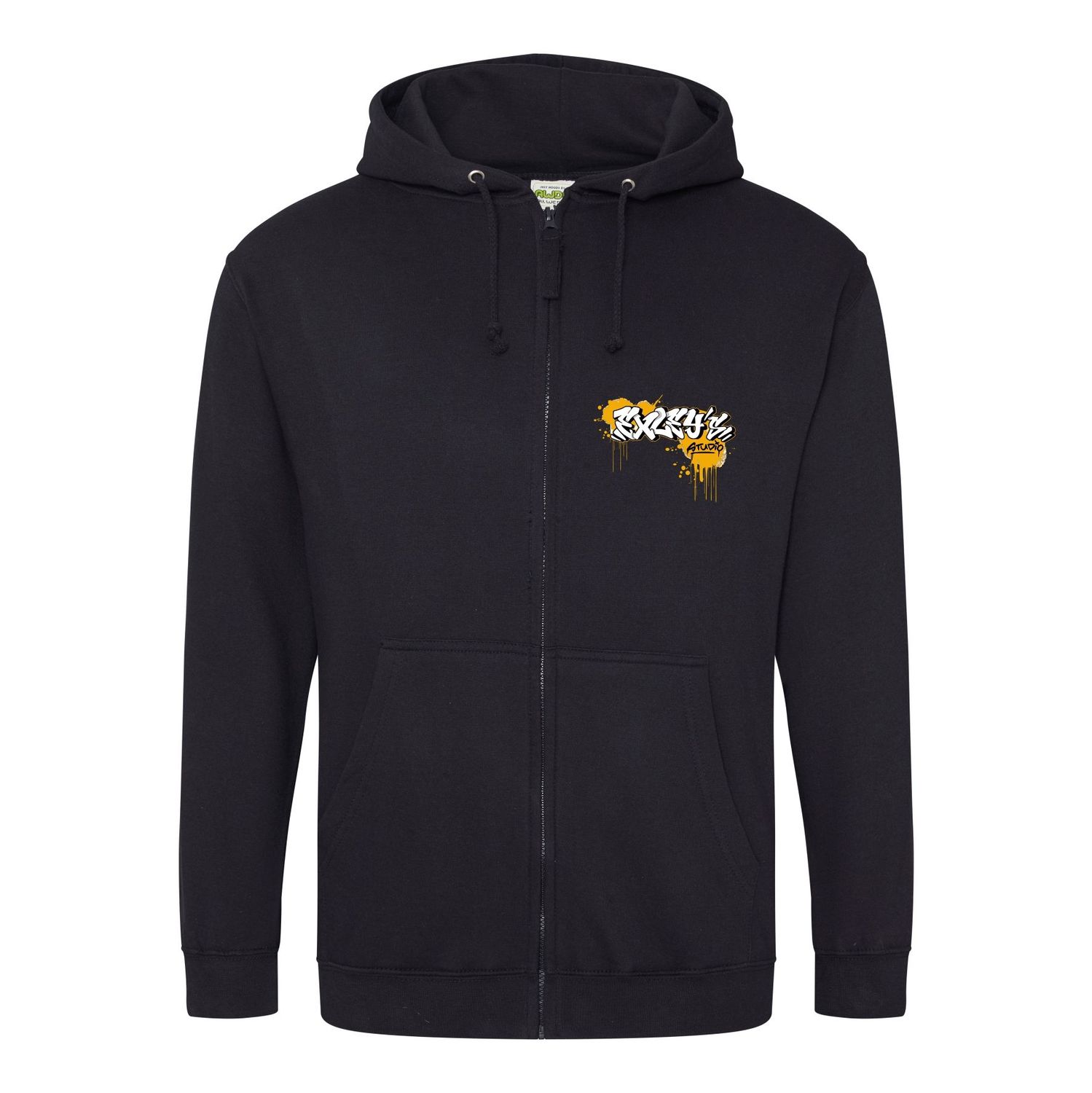 Exley's Studio - Adult Black Zip Hoodie JH050