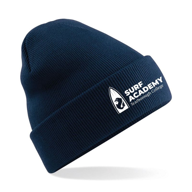Surf Academy - Adult Navy Beanie Hat BC045
