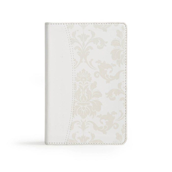 CSB Bride's Bible-White Leathertouch