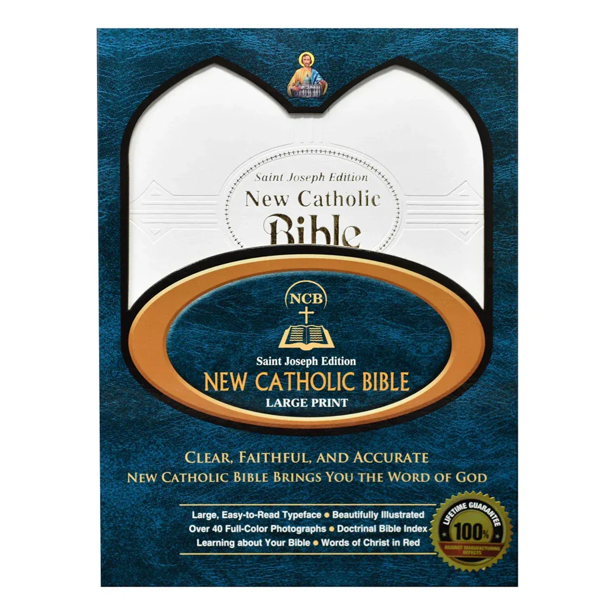St. Joseph New Catholic Bible (Gift Edition - Large Type) (White, Black, Brown, or Blue)
