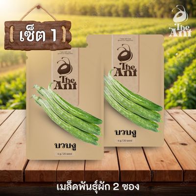 ( ซื้อ 1 แถม 1 ) เมล็ดพันธุ์บวบงู