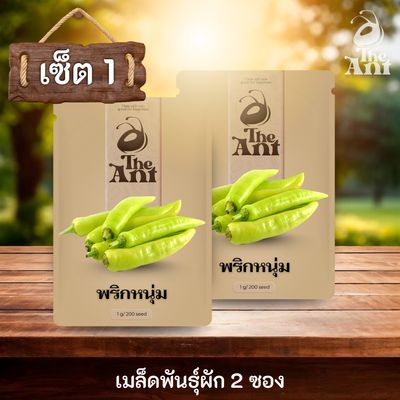 ( ซื้อ 1 แถม 1 ) เมล็ดพันธุ์พริกหนุ่ม