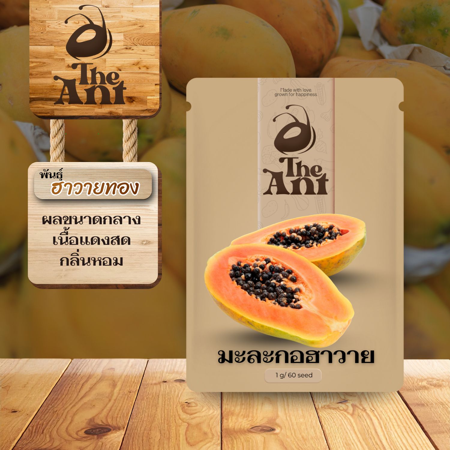 เมล็ดพันธุ์มะละกอฮาวาย