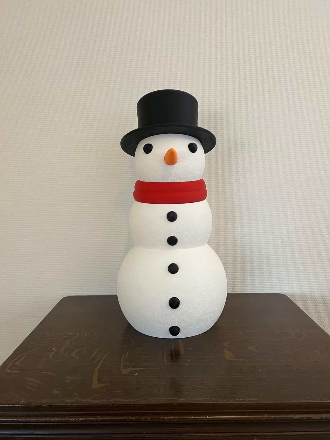 XXL sneeuwman - Etalage inrichting