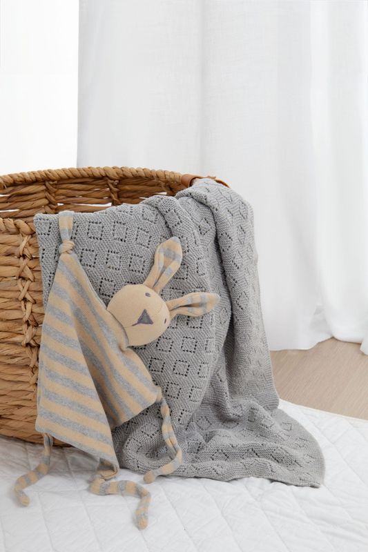 Little Bunny Baby Gift Set - Grey