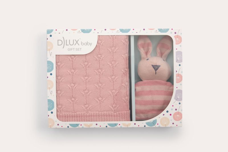 Little Bunny Baby Gift Set - Pink