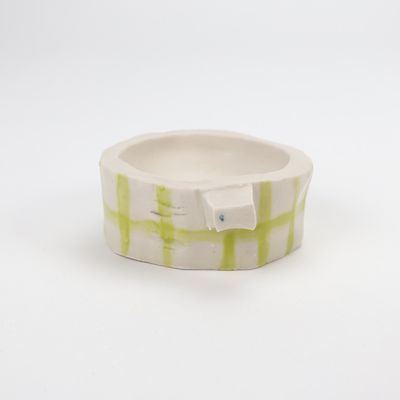 Rachel Donner, green dish, S