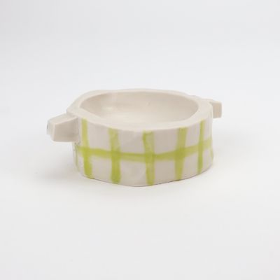 Rachel Donner, green dish, S