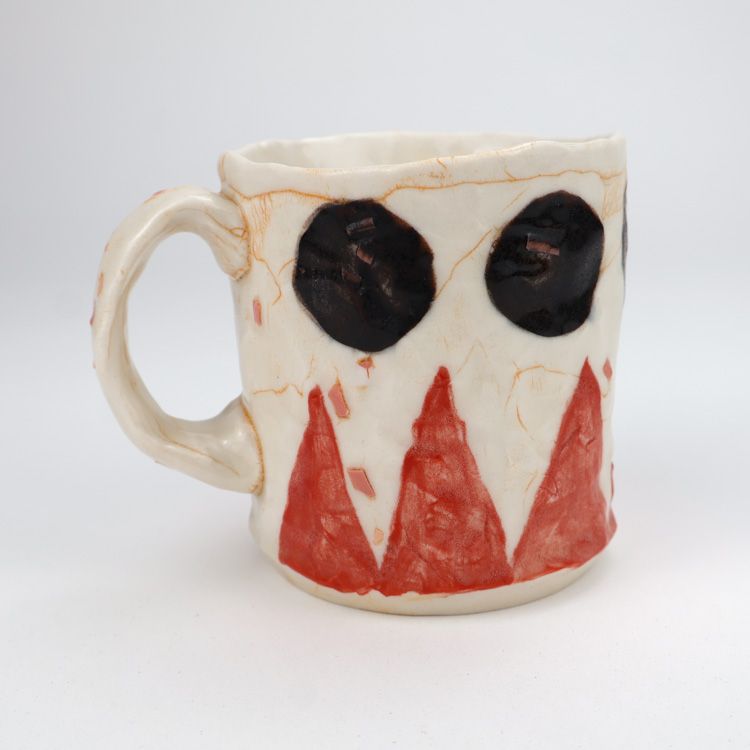 Rachel Donner, dots/triangles mug