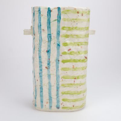 Rachel Donner, striped vase