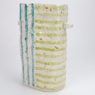 Rachel Donner, striped vase