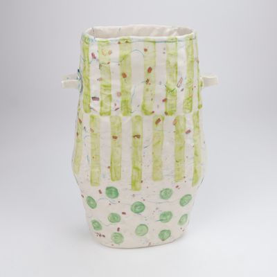 Rachel Donner, green vase