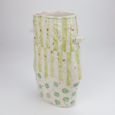 Rachel Donner, green vase