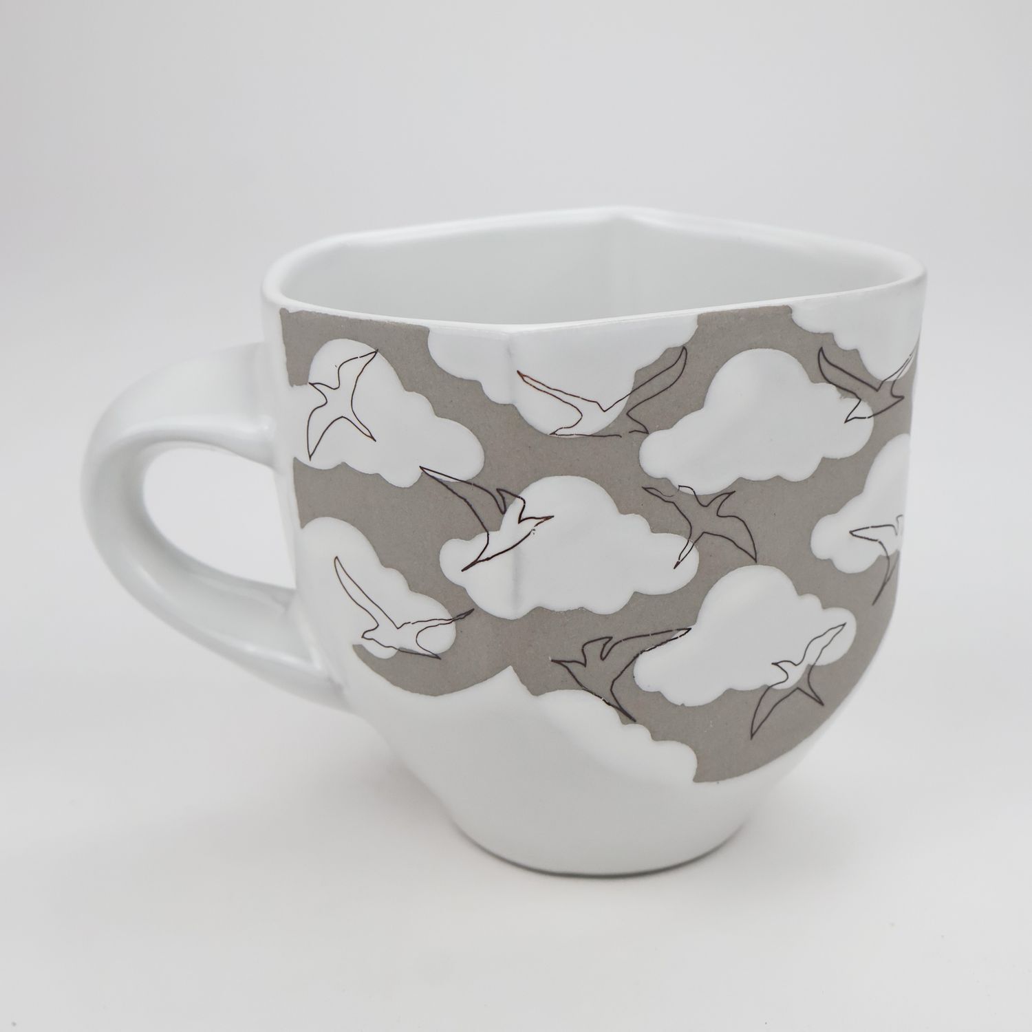 Andrew Gilliatt, Birds &amp; Clouds Square Mug 1