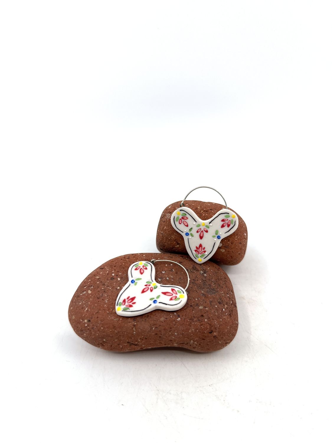 April Felipe, earrings, Hoop