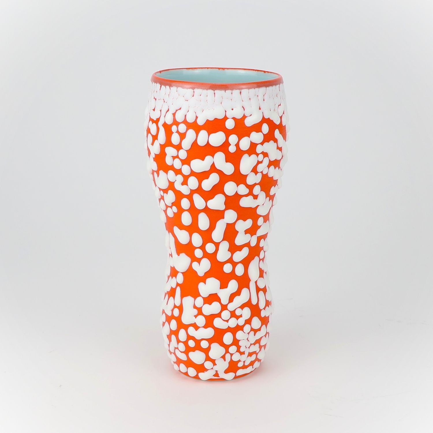 Brooks Oliver, Vase, Red/White, Lg