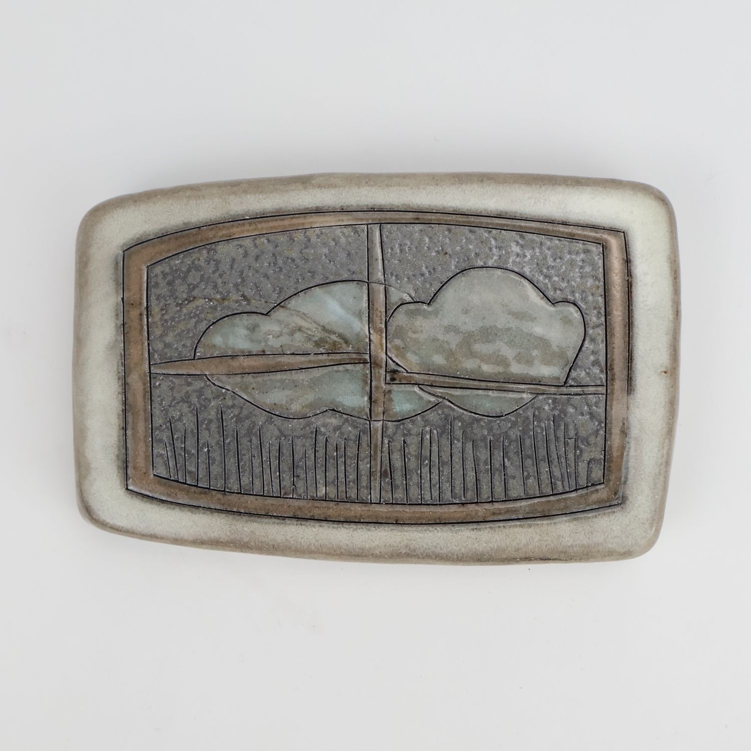 Eliza Weber, Double Cloud White Frame