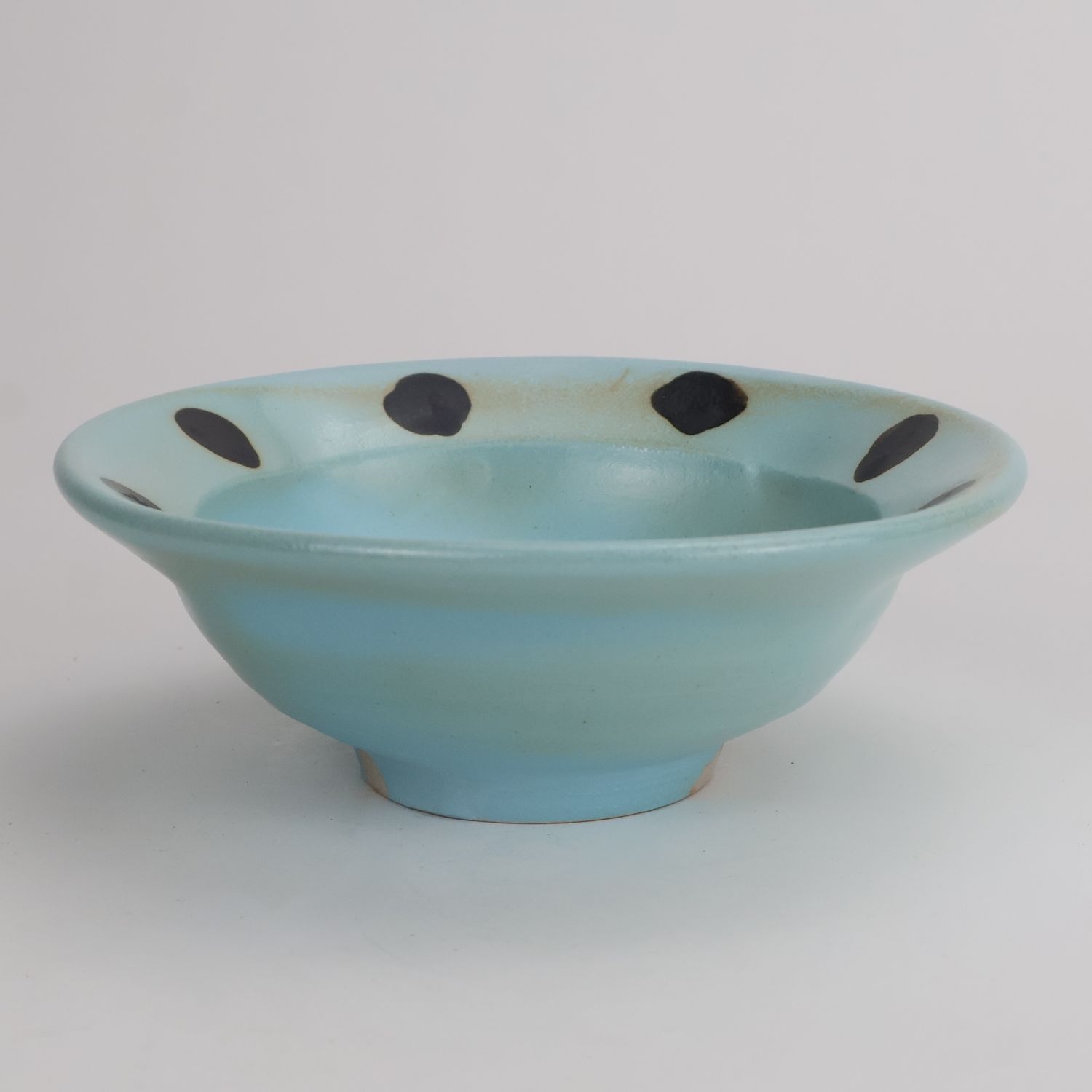 Jake Brodsky, blue dessert bowl, 2