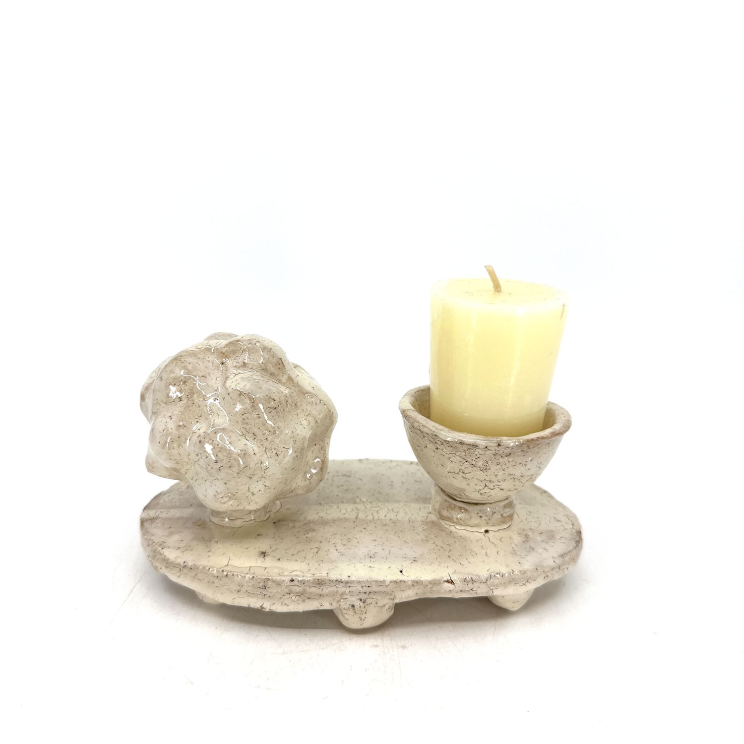 Rebecca Harvey, candle pot,  shrub, 2