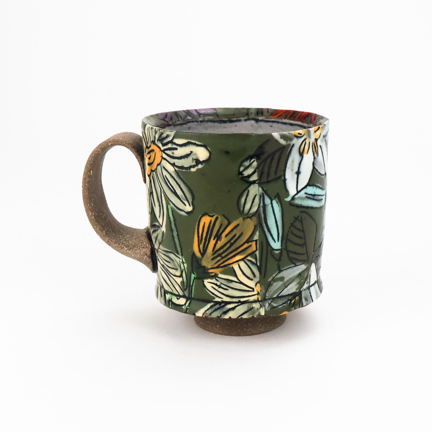 Marian Draper, Green Meadow Mug, S