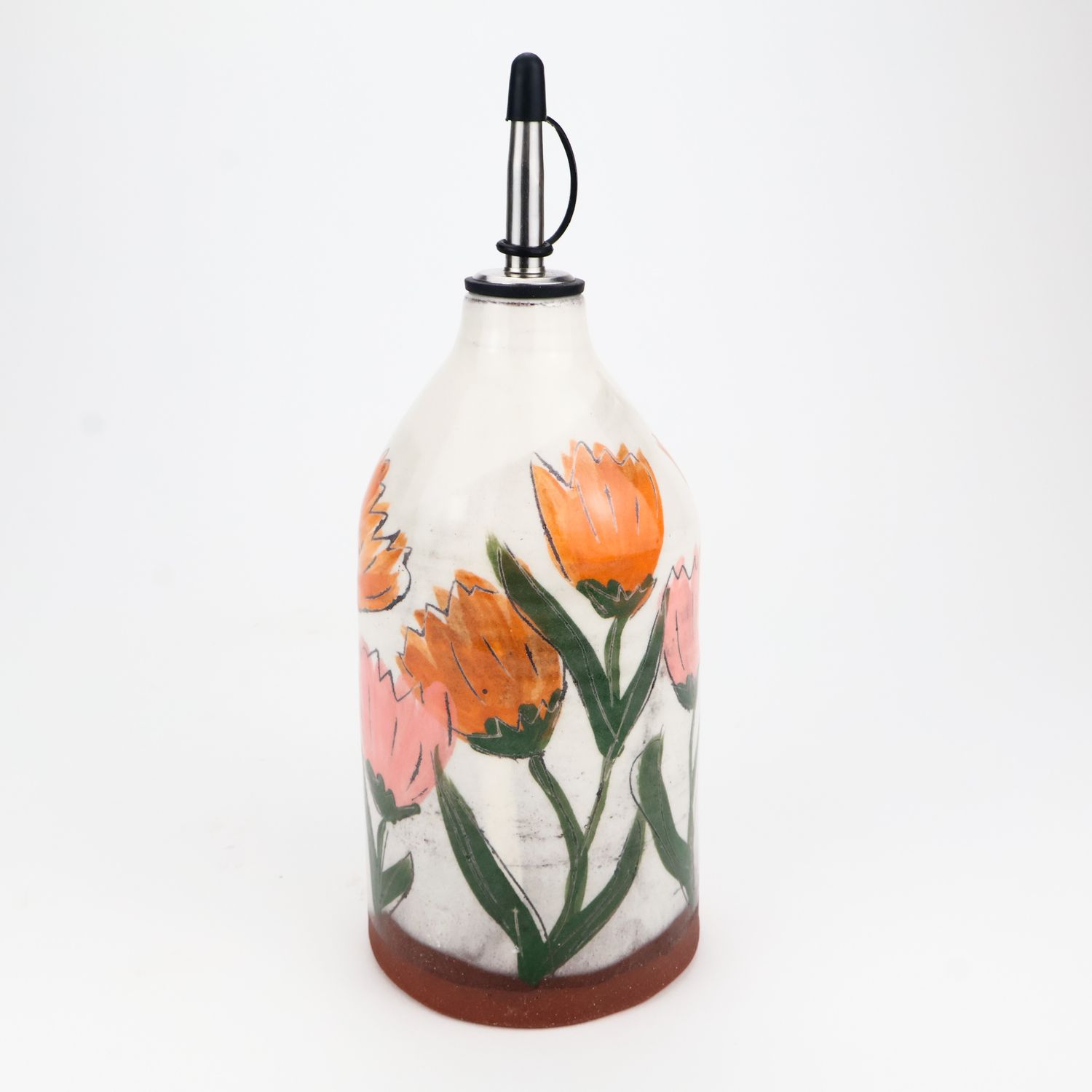Allie Stack, Oil Bottle, Flower