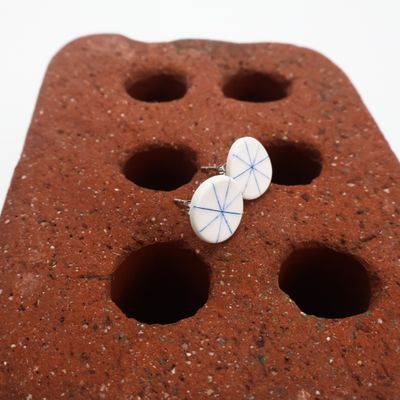 Iva Haas  Small Mishima Circle Posts