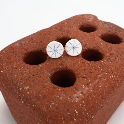 Iva Haas  Small Mishima Circle Posts